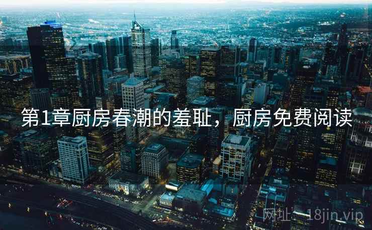 第1章厨房春潮的羞耻，厨房免费阅读