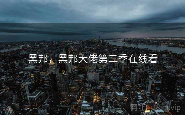 黑邦,黑邦大佬第二季在线看 黑邦,黑邦大佬第二季在线看