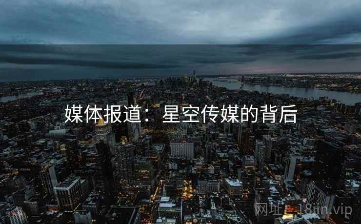媒体报道:星空传媒的背后