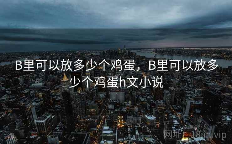 B里可以放多少个鸡蛋，B里可以放多少个鸡蛋h文小说