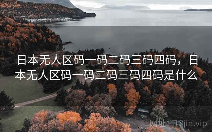 日本无人区码一码二码三码四码,日本无人区码一码二码三码四码是什么